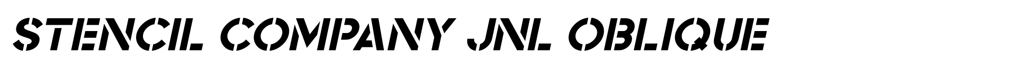 Stencil Company JNL Oblique image